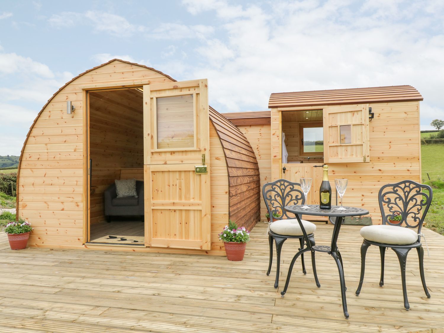 Embden Pod at Banwy Glamping from Sykes Holiday Cottages. Embden Pod at